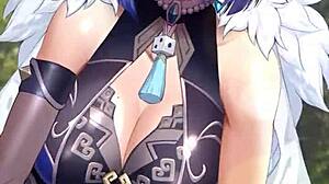 Yelan From Genshin Impact In Steamy Hentai Scene