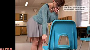 wanna see a hot babe with huge tits slam her giant cock in tight slit?