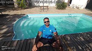 behind the scenes with baby sophy in red family making of delicious complete video