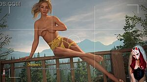 Watch this beautiful blonde give an outdoor footjob in the game