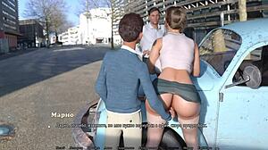 What’s hotter than a 3D cartoon housewife turning yoga into wild FFM action?