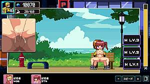 perverted game play with claroro and lucky delivery person