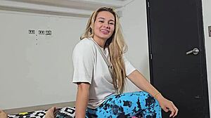 stepmom's best friend seduces with massive tits