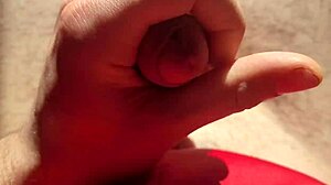 Why edge from flaccid and play with precum in natural light?