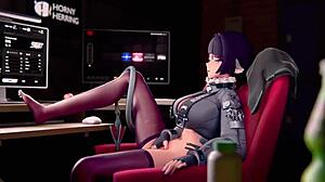 Teen babe gives blowjob to not brother