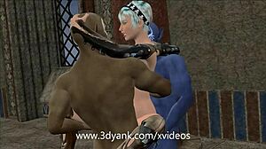 wanna see this 3d monster double penetrate in wild cartoon action?