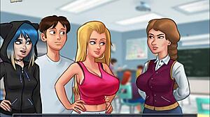 Summertime Saga 98 brings hot hentai big tits action to life! 🔥