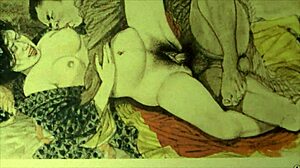Vintage Erotic Drawings Showcase Retro Hentai Art