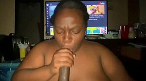 Bbw deepthroats my cock all day, gets mad when I don’t cum!