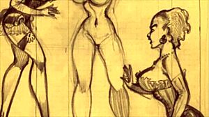 Man, these vintage erotic drawings are wild stuff!
