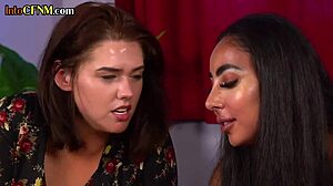 Babes Stroke Guy's Cock Passionately