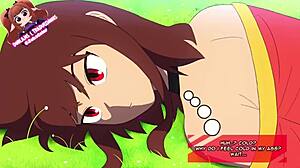 I-I can't believe Megumin and Kazuma are doing this in the hentai