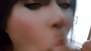 Pamela Ferrary Fucks Manager in Bank Bathroom for Loan Release