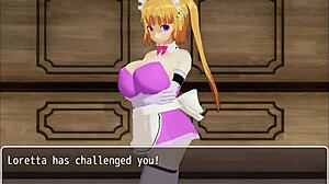 Detailed scenes from Girl B Hero featuring Loretta in part 16