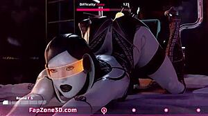 3D whore craves riding hard cock in Cock Hero