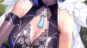 Yelan From Genshin Impact In Steamy Hentai Scene