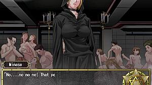 why is the high priest infecting her in bible black?