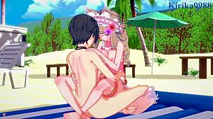 Maho, Karin, Yuuki's Intense Hentai Sex Scene