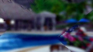 Tamaki gets soaked at midnight with wild doggystyle action