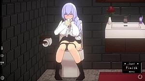 uhh, fun on sofa with toilet doll room ep 2