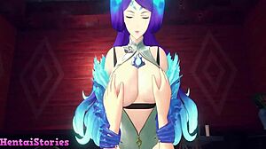 Teen offers her body for intense game play action