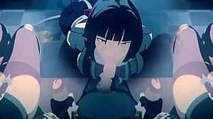 zeneless hentai sluts get wild in creampie action