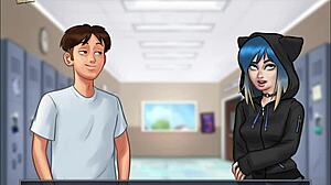 Summertime Saga 98 trae acción de hentai con tetas grandes calientes a la vida! 🔥