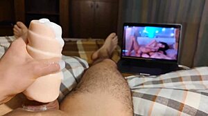 Hell Yeah! Massive Cumshots with Lube and New Toy Explosion!