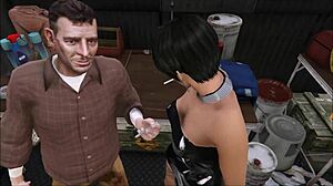 Cristina Screams As Two Mechanics Fuck Her Hard In The Workshop!