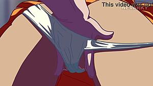 what’s your view on this hentai girl’s wild double action?