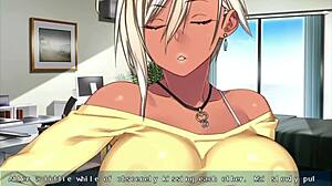 Kanobitch becomes a slut in ep7 with mating press creampie action