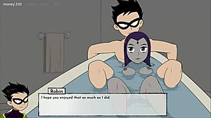 raven's intriguing episode 46 in 18titans anime series