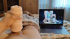 Hell Yeah! Massive Cumshots with Lube and New Toy Explosion!