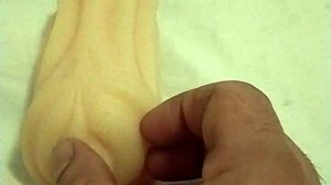 Playing Hard with Artificial Pussy Toy