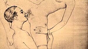 Man, these vintage erotic drawings are wild stuff!