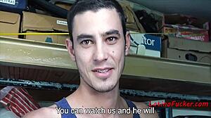 Latino Boss Pays For Blowjobs In Outdoor Public Action