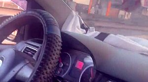 street party turns wild in moving car