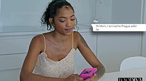 Min heta colombianska babe Barbie Rous fick ett överraskningsbesök