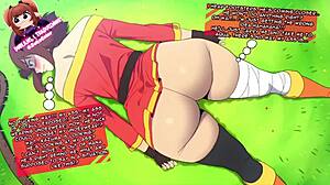 I-I can't believe Megumin and Kazuma are doing this in the hentai