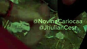 Wild Orgy with Four Hung Guys in Brazilian Woods