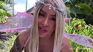 Hey, wanna see this big ass fairy grant a young man's hardcore wish and drain him dry?