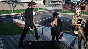 Тюремный охранник, эп. 1: двойное проникновение в дикой игре