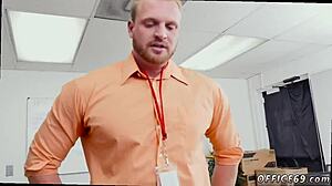 Dashing gay men strip naked for hot sex