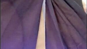 Chubby bbw swallows all her milk in slow motion fat ass action