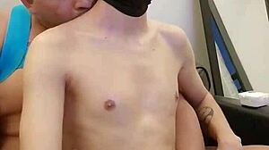 First bareback video with hot gay chaser in sp