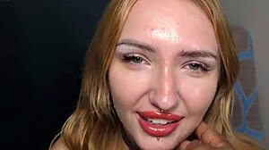 british model kitty marie gives bbc handjob to completion