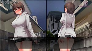 i try taking off skirt in dark alley for night walk 2