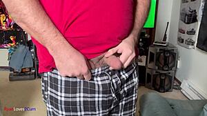 Solo Cock Play Leading to Cumshot