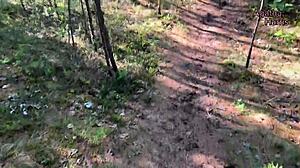 fed the mosquitoes, laughed, and banged hard in nature! 🌿💦