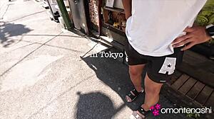 Man, negotiating with this hot bar owner for porn was wild—check her stunning breasts and threesome creampie! 😍